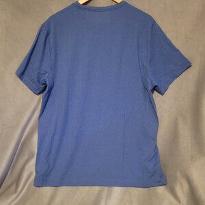 NWT UNTUCKit Clarenson II Men's Blue Knit Crew Neck Short Sleeve T-Shirt Size L
